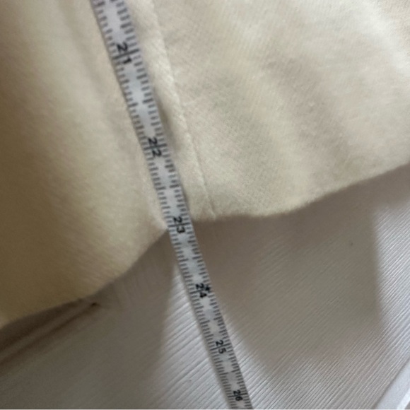 Abercrombie & Fitch Light yellow suiting blazer Jacket square neck m medium - Picture 3 of 7